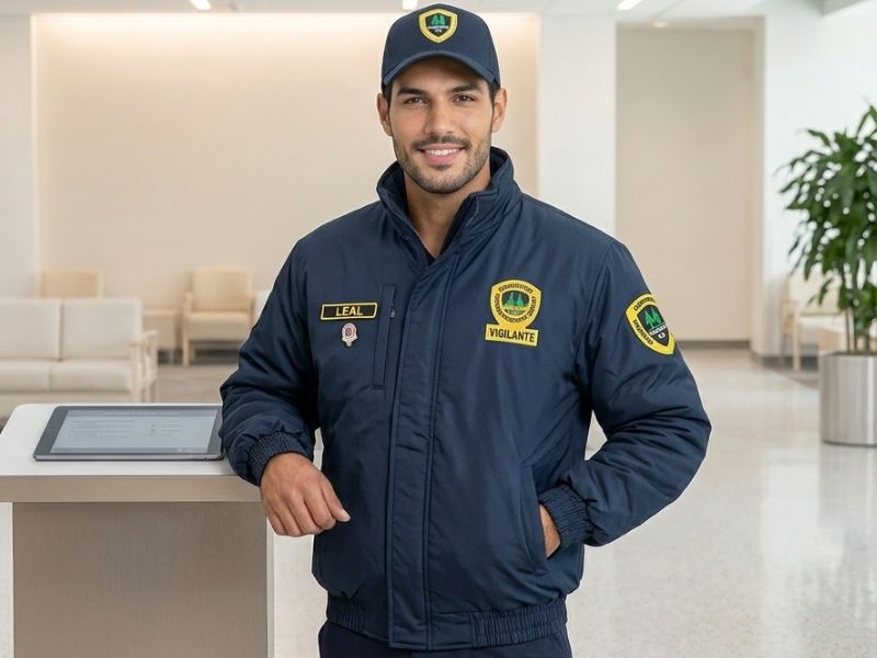 Chaqueta seguridad bordado